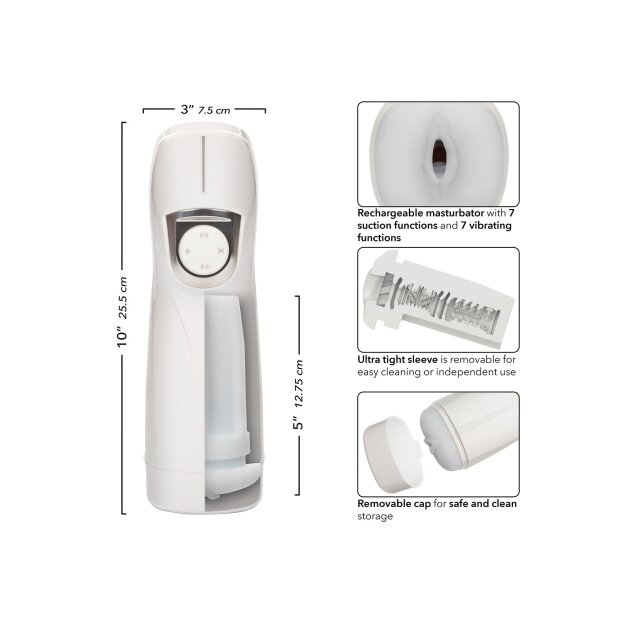 Lifelike Pulsar Stroker White