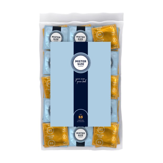 Mister Size Pure Feel Condoms 53 mm 100 Pack