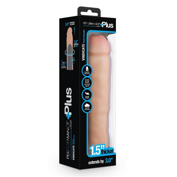 Blush Performance Plus 3 Inch Silicone Penis Xtender Beige