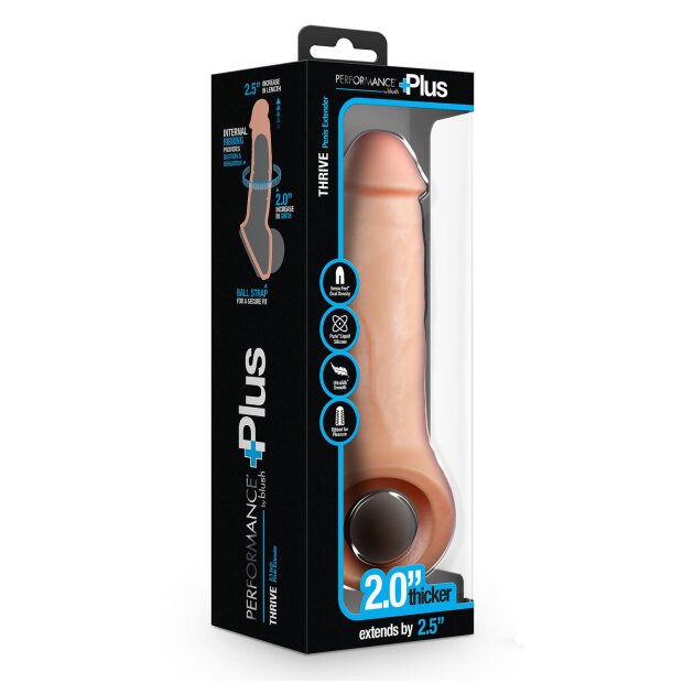 Blush Performance Plus Intrepid 2,5 Inch Silicone Penis Xtender Beige