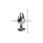 ToyJoy Anal Play Disco Diamond Plug Small Silver 2,7 cm
