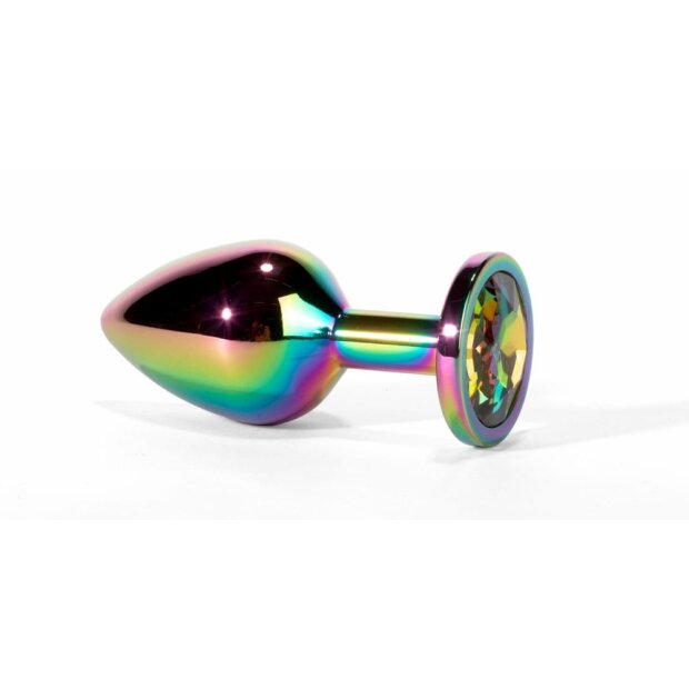 X-MEN Secret Shine Metal Butt Plug Rainbow M 3,4 cm