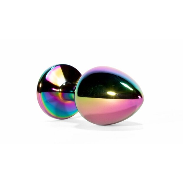 X-MEN Secret Shine Metal Butt Plug Rainbow M 3,4 cm