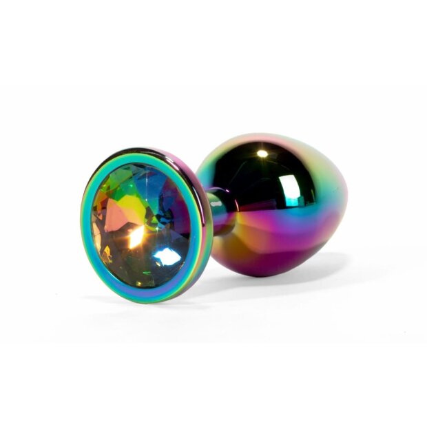 X-MEN Secret Shine Metal Butt Plug Rainbow M 3,4 cm