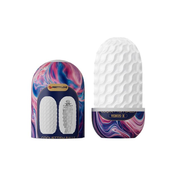 Pretty Love Venus X Coquettisch Ball Masturbator Weiß 13,1 cm
