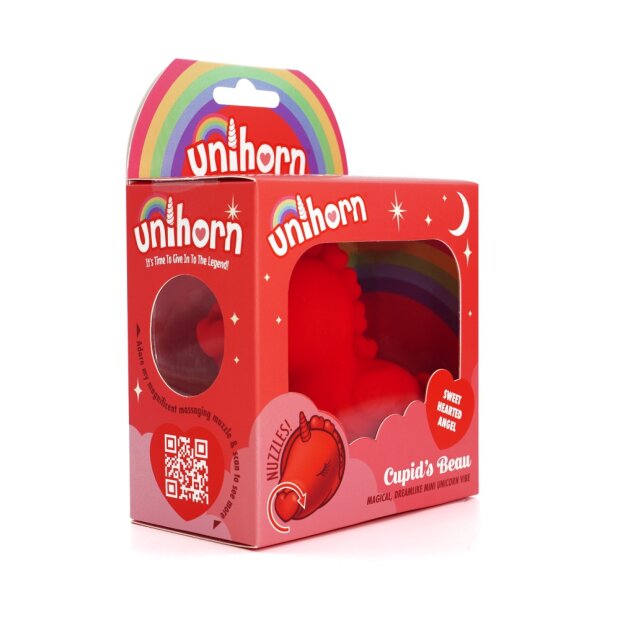 unihorn Cupids Beau Stimulateur de clitoris rouge 4,2 cm