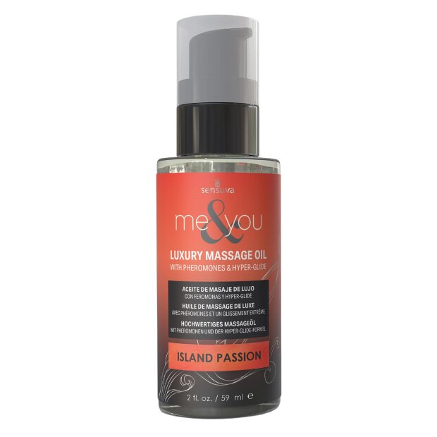 Sensuva Me and You Massage Oil Island Passion 59ml