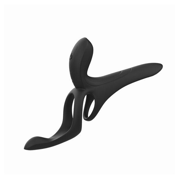 HoneyPlayBox Pleasure Pivot App-controlled Couples Vibrator Black