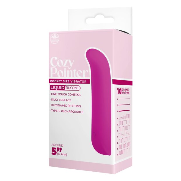 NMC 5 Inch Silicone 10 Function Vibrator Pink