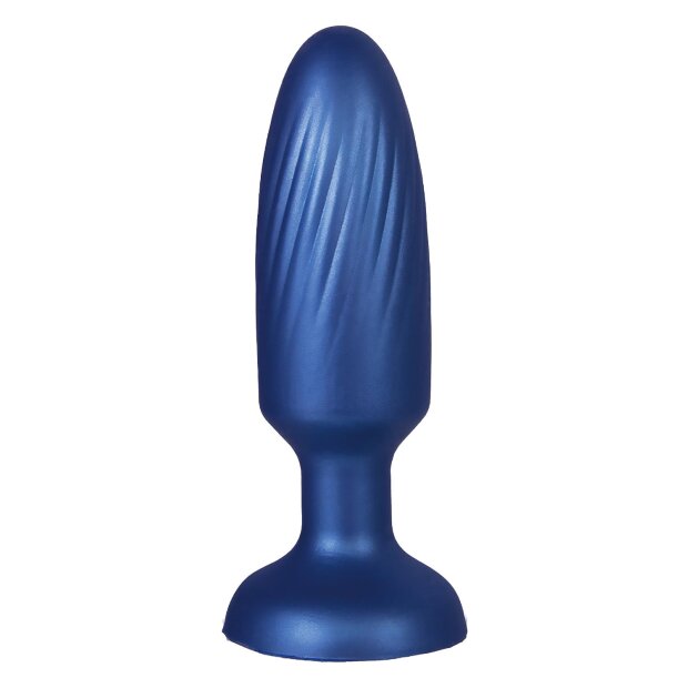NMC 3.5 Inchsilicone Anal Plug Metallic Blue