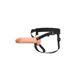 FANTASY X-TENSIONS ELITE 8" SILICONE HOLLOW STRAP-ON...