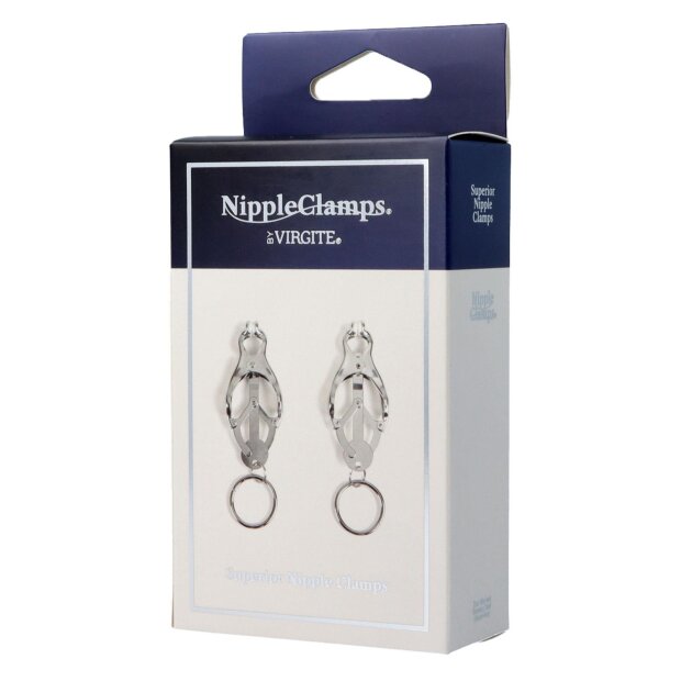 Virgite Nippelklemmen Modell 6 Silber 2 Stück