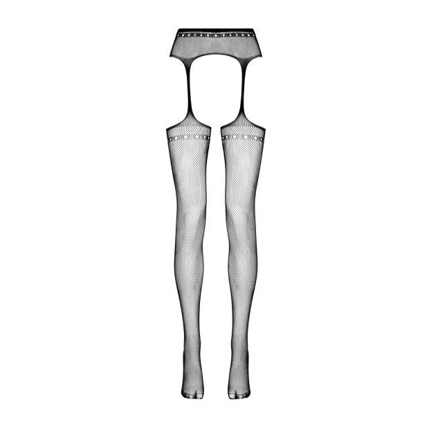 Christine Suspender pantyhose Tula - Black - One Size