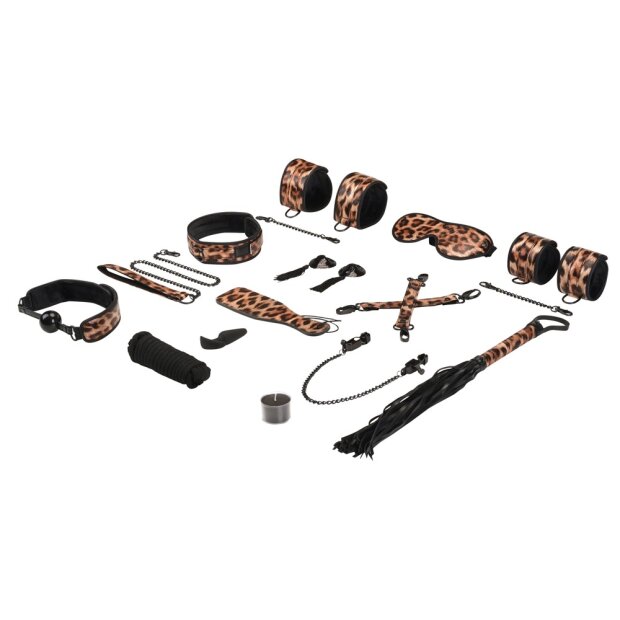 Liebe Seele Leopard Print Bondage-Set