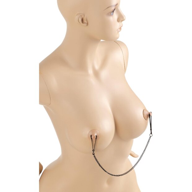 Virgite Nipple Clamps Model 31 Black 2 Pieces