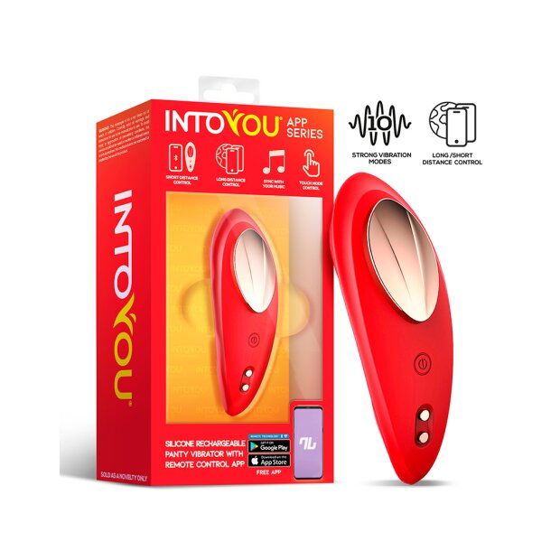 IY Vibromasseur de Culotte avec Commande par Application Rouge 8,4 cm