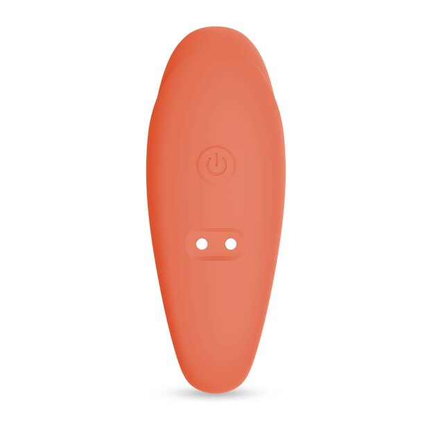 IY Vibromasseur pour Couples avec Commande par Application Orange 9,2 cm Ø 3,3 cm