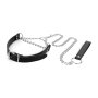 Bedroom Fantasies Collar with Chain Silver