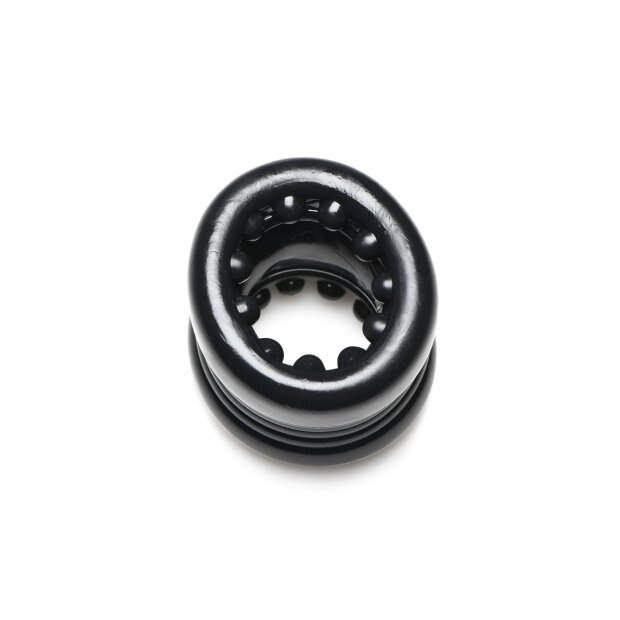 XR Brands Extenseur de Testicules Noir en TPE