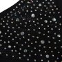SUBBLIME Fishnet Bodystocking With Gloves And Diamonds Black One Size