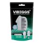 VIBEGGS - Ribs Delight - Vibrating Masturbation Sleeve - White