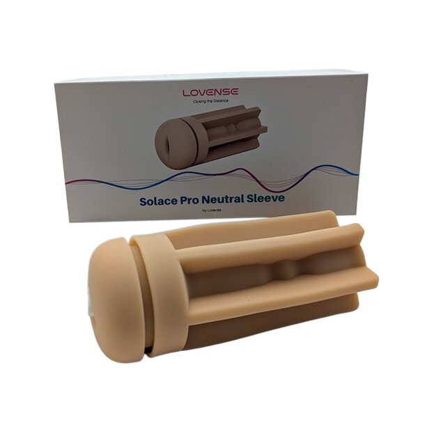 Lovense - Neutral-Shaped Sleeve for Solace Pro Beige