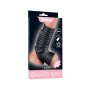 LoveToy Wave Knights Ring Vibrating Penis And Scrotum Sleeve (Ø 2.8 cm) Black