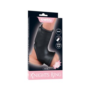 LoveToy Silk Knights Ring Vibrating Penis And Scrotum...