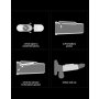 LoveToy Wave Knights Ring Vibrating Penis Sleeve  (Ø 3.7 cm) Black