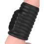 LoveToy Wave Knights Ring Vibrating Penis Sleeve  (Ø 3.7 cm) Black