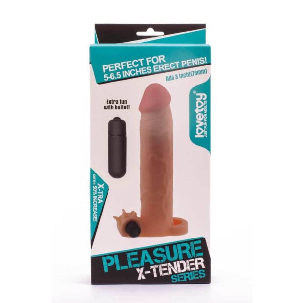 Lovetoy Pleasure X-Tender Vibrating Penis Sleeve #5