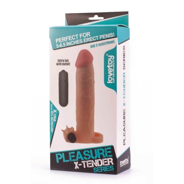 Lovetoy Pleasure X-Tender Vibrating Penis Sleeve #5
