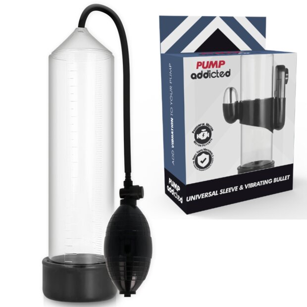 PUMP ADDICTED - RX3 Transparenter Vibrator Pumpe