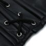 Kiotos Collier en Cuir style Corset Noir