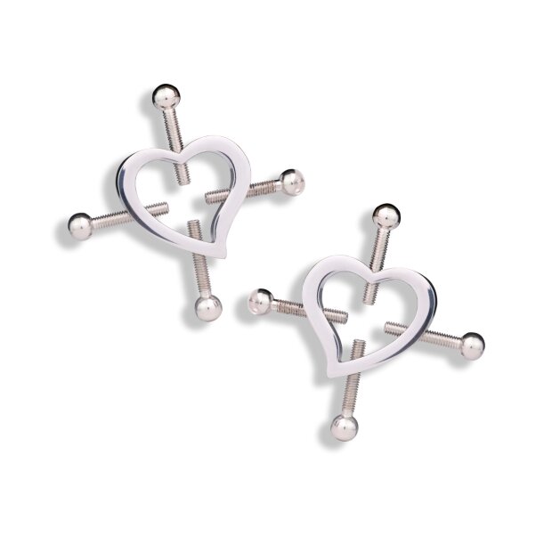 Kiotos Heart-Shaped Nipple Clamps Tinkling Bells
