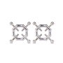 Kiotos Hexagon Nipple Clamps Bells & Leather Harness