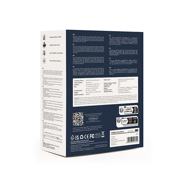 Svakom Vick Neo 2 Prostata Vibrator Blau