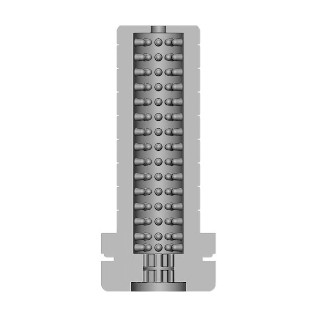 RealRock Easy Rider - Textured Masturbator - Blue