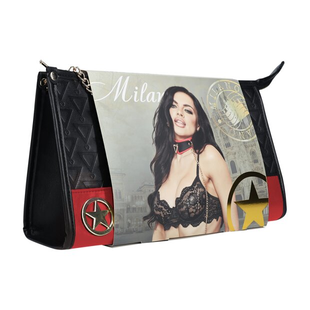 Milan Collection Kit with Bag Black/Red