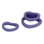 Loveline Heart Cockring Set Violet Storm