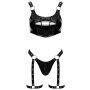 Black Level Vinyl Top and Thong L