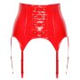 Black Level Vinyl Suspender Straps red M