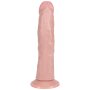 RealRock Vibrating Regular Curved Cock - 8 / 20,5 cm - Flesh