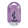 Ouch! Smooth Silicone Anal Plug  Medium 7,9 cm ø 3,1 cm Lila