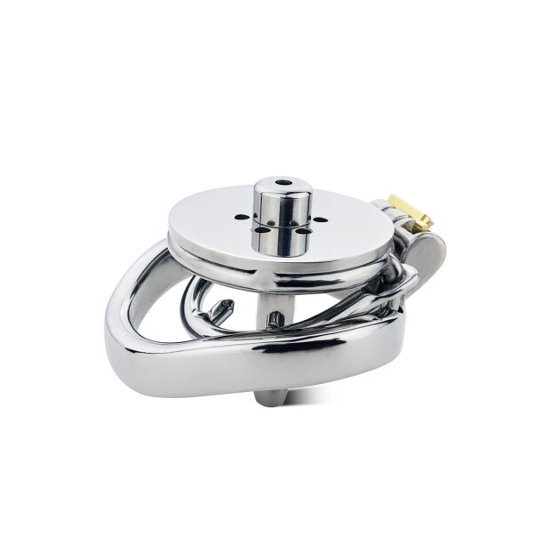 Kiotos Flat Chastity Device with Belt Silver