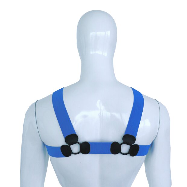 Kiotos Elastic Chest Harness S/M Blau 86-110 cm