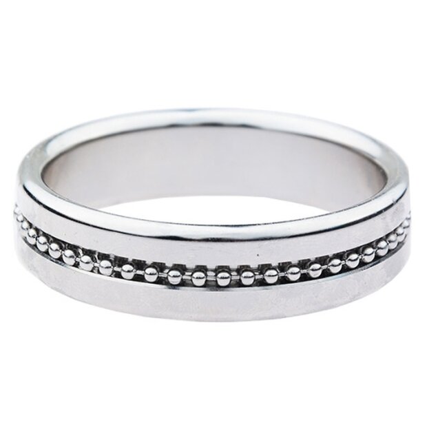 MenSteel Cockring Perly Ring Contour Ø 38 mm Silver