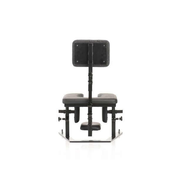 XR Brands Pleasure Throne Oral Sex Chair Black