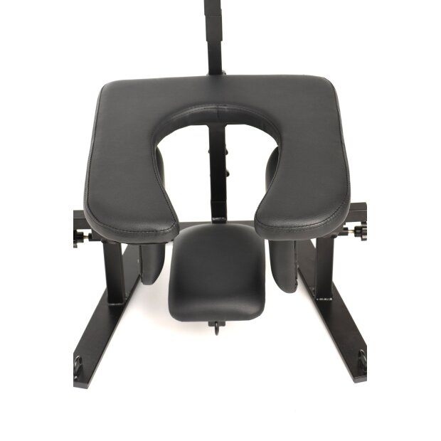 XR Brands Pleasure Throne Oral Sex Chair Black