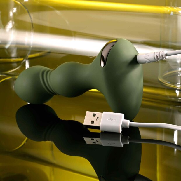 Evolved Lieutenant Vibrating Anal Plug - 12 cm
